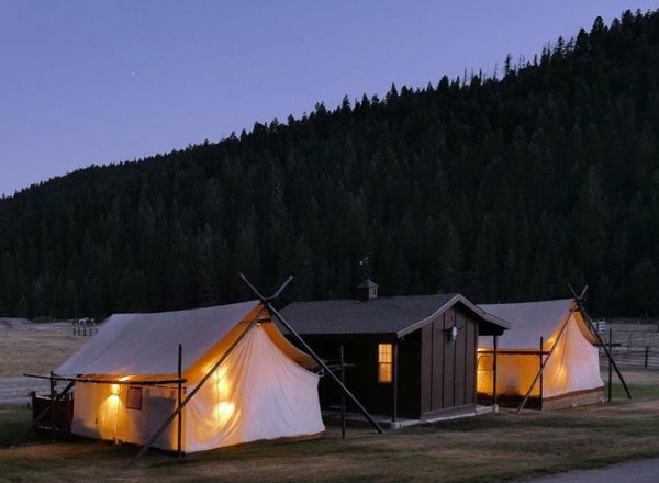 The Bar W Ranch Glamping Tents - Montana Dude and Vacation Ranch