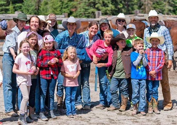 Family Week at the Bar W Guest Ranch Whitefish MT