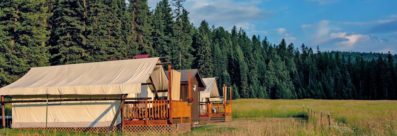The Bar W Guest Ranch - Whitefish MT - Glamping Tents