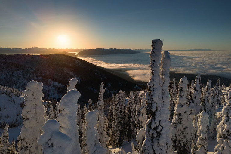 Great Norther Backcountry Cat Ski & Ride Tours at the Bar W Guest Ranch in Whitefish MT