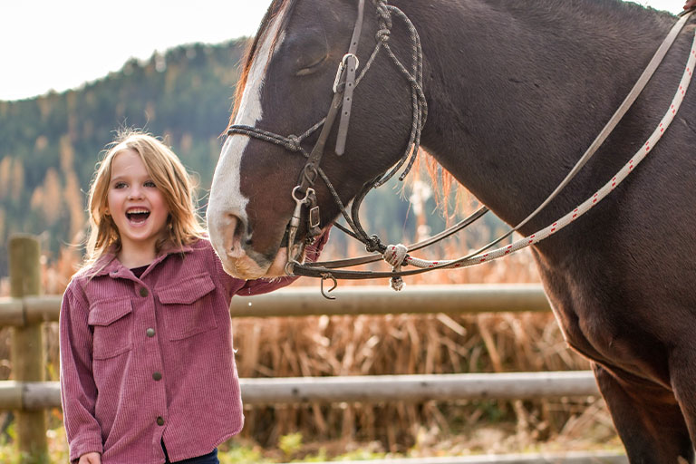 Public Horseback Trail Rides at the Bar W Guest Ranch in Whitefish Mt