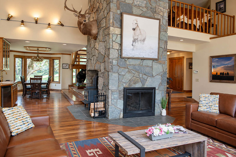 Main Lodge Suites at the Bar W Guest Ranch in Whitefish Mt