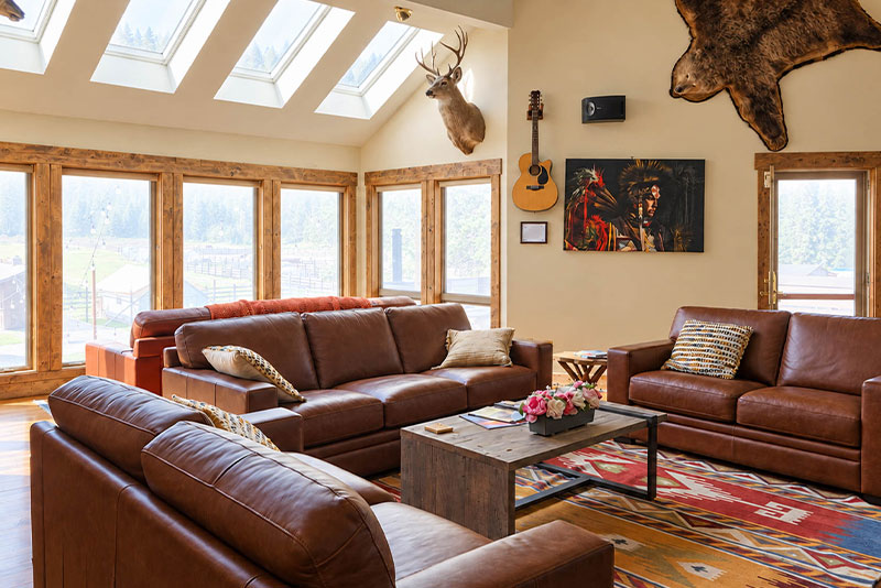 Main Lodge Suites at the Bar W Guest Ranch in Whitefish Mt