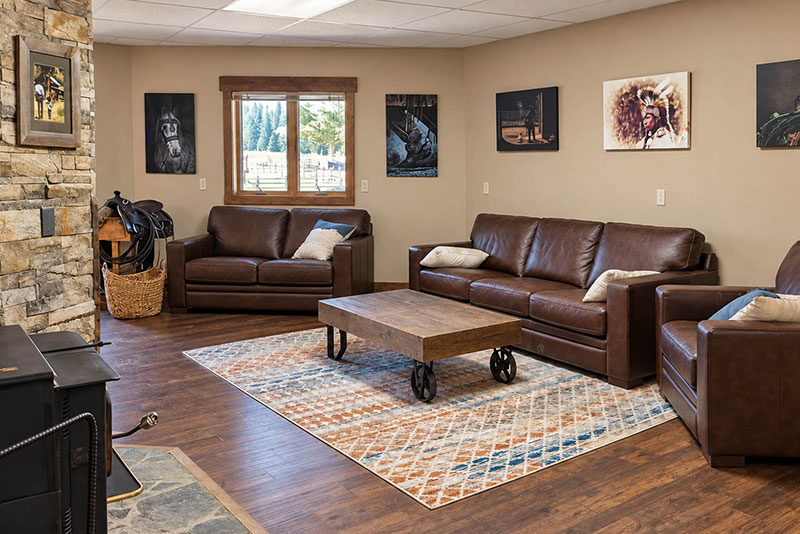 Main Lodge Suites at the Bar W Guest Ranch in Whitefish Mt