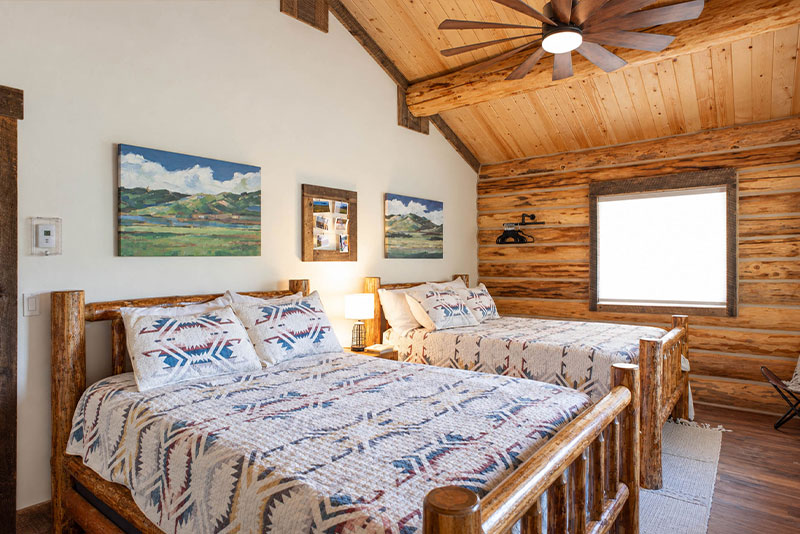 New Cabins at the Bar W Guest Ranch in Whitefish Mt