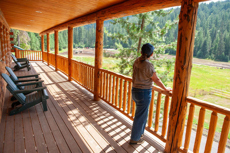 New Cabins at the Bar W Guest Ranch in Whitefish Mt