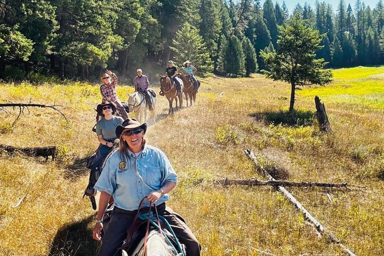 Public Horseback Trail Rides at the Bar W Guest Ranch in Whitefish Mt