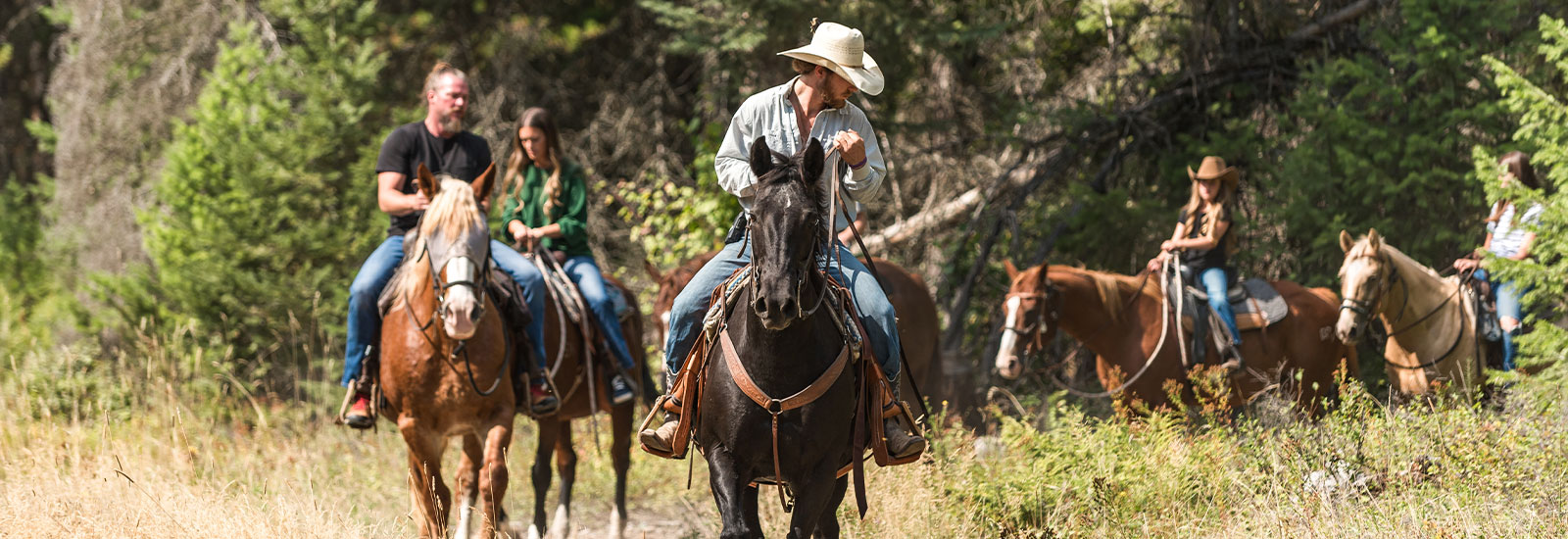 The Bar W Guest Ranch - Whitefish MT - Public Trail Rides