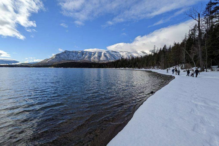The Bar W - Whitefish Montana - Scenic Drive and Snowshoe Adventure