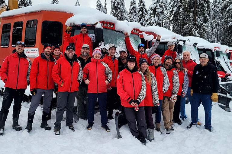 Great Norther Backcountry Cat Ski & Ride Tours at the Bar W Guest Ranch in Whitefish MT