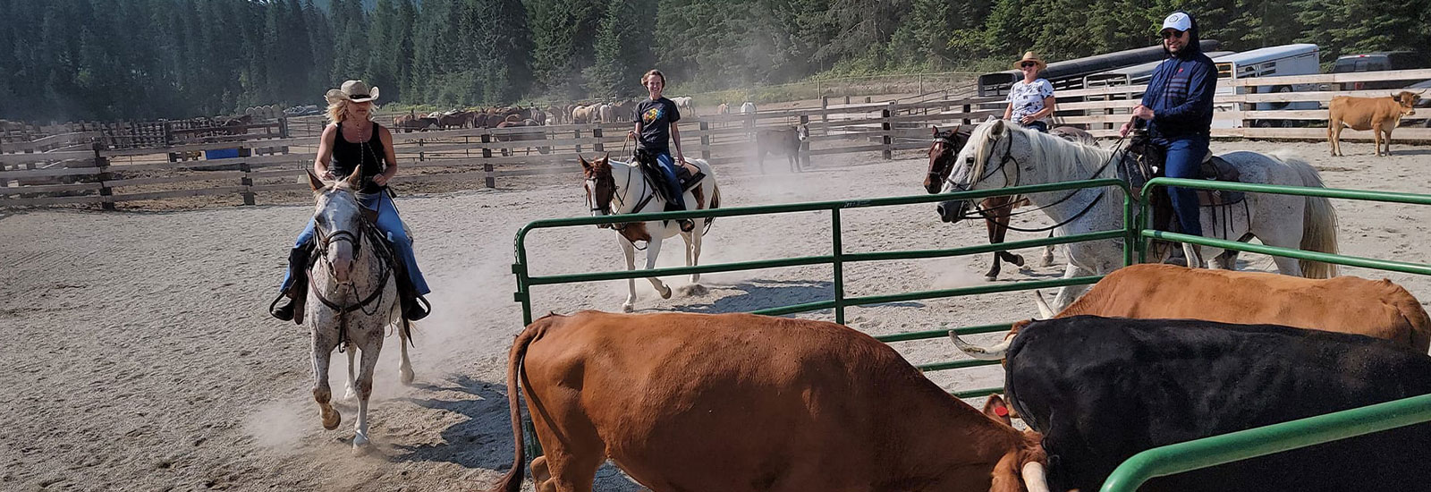The Bar W Guest Ranch - Whitefish MT - Public Trail Rides