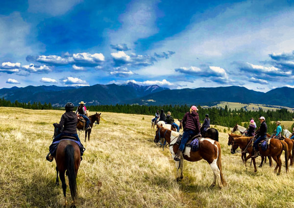 Bar W - Trail Rides - Montana Dude Ranch Vacation - Whitefish MT 